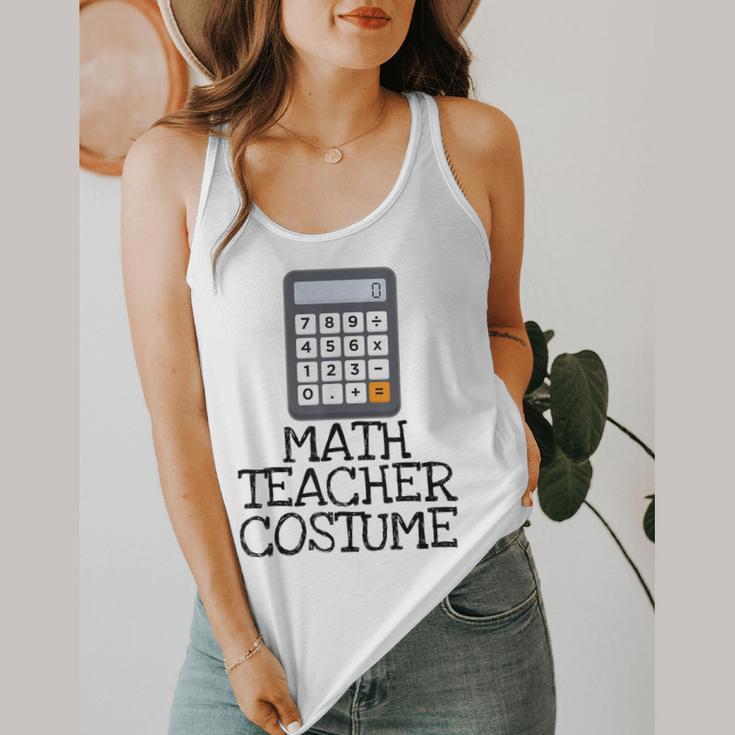 Math Teacher Costume Tshirt Halloween High School Calculator Flowy Tank, funny design Math Teacher Costume Tshirt Halloween High School Calculator Flowy Tank, funny design