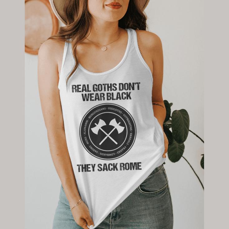 Real Goths Sack Rome History Teacher Flowy Tank, funny design Real Goths Sack Rome History Teacher Flowy Tank, funny design