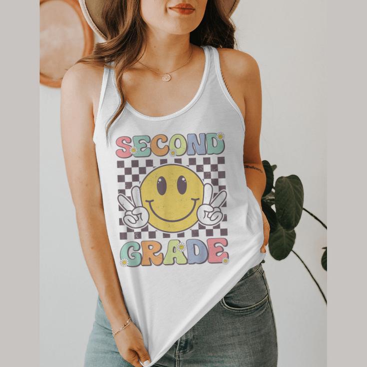 Second Grade Teachers Boys Girls Smile Face 2nd Grade Team Flowy Tank, funny design Second Grade Teachers Boys Girls Smile Face 2nd Grade Team Flowy Tank, funny design