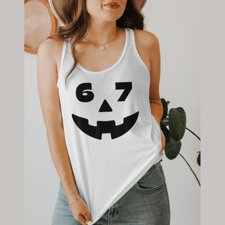 Six Seven Halloween Costume For Students Teachers 6 7 Flowy Tank, funny design