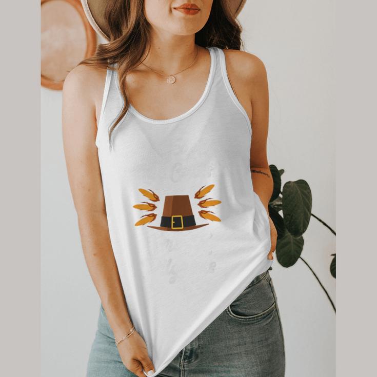 I Teach The Cutest Pre-K Pilgrims Thanksgiving Teacher Item Flowy Tank, funny design