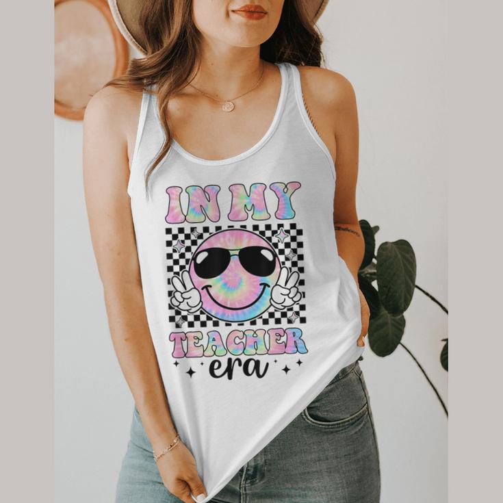 In My Teacher Era Groovy Tie Dye Back To School Cute Teacher Flowy Tank, funny design In My Teacher Era Groovy Tie Dye Back To School Cute Teacher Flowy Tank, funny design