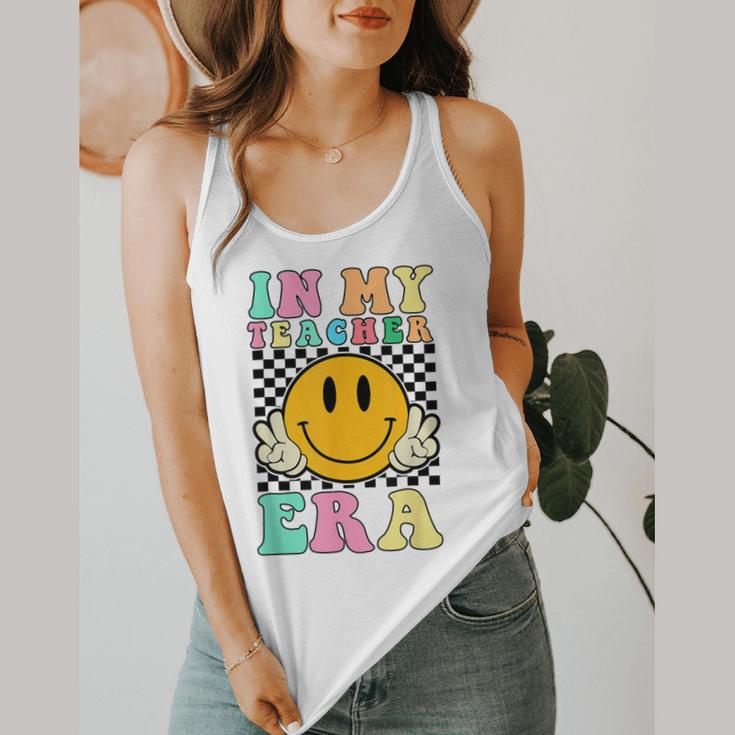 In My Teacher Era Retro Back To School Teacher Student Flowy Tank, funny design In My Teacher Era Retro Back To School Teacher Student Flowy Tank, funny design