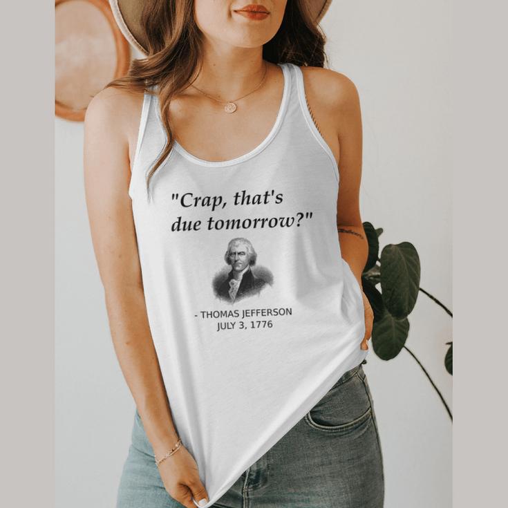 Thomas Jefferson USA History Teacher Student Flowy Tank, funny design Thomas Jefferson USA History Teacher Student Flowy Tank, funny design