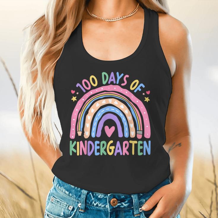 100th Day Of Kindergarten Teacher Kids 100 Days Smarter Flowy Tank, gift for family, gift for coworker 100th Day Of Kindergarten Teacher Kids 100 Days Smarter Flowy Tank, gift for family, gift for coworker