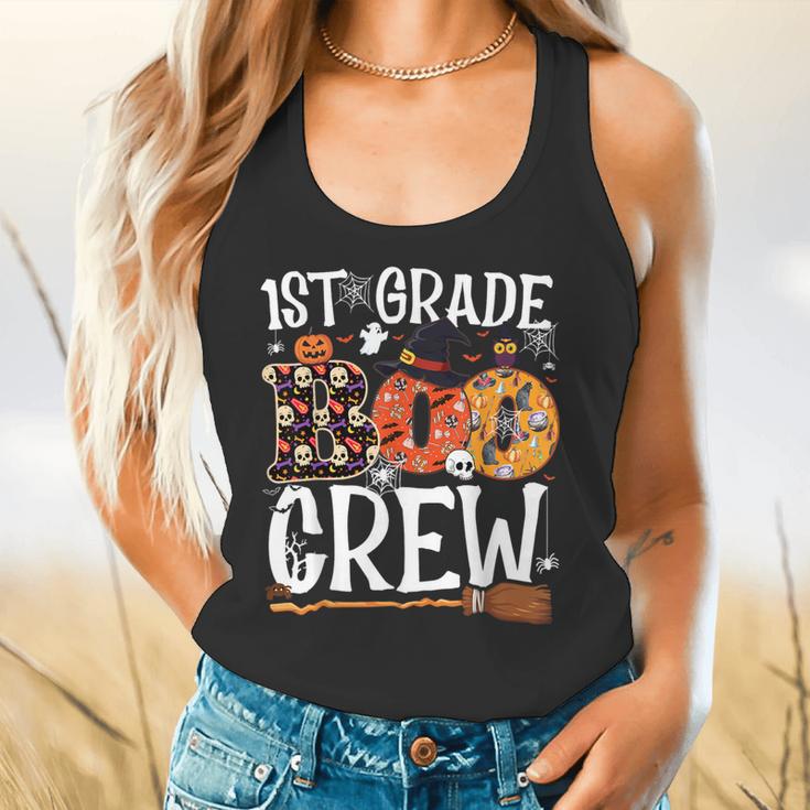 1st Grade Boo Crew Cute Ghost Halloween Teacher Kids Flowy Tank, gift for family, gift for coworker