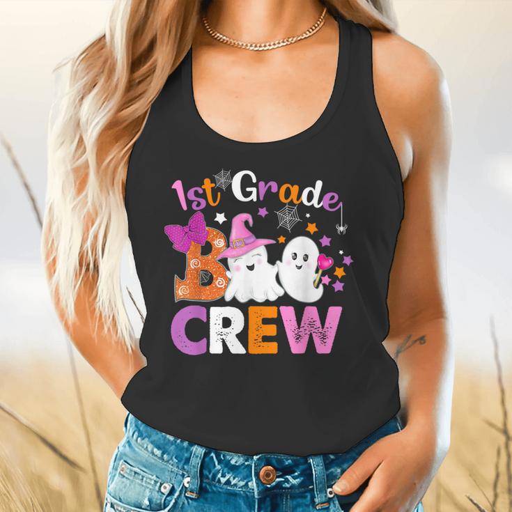 1st Grade Boo Crew First Grade Halloween Costume Teacher Kid Flowy Tank, gift for family, gift for coworker