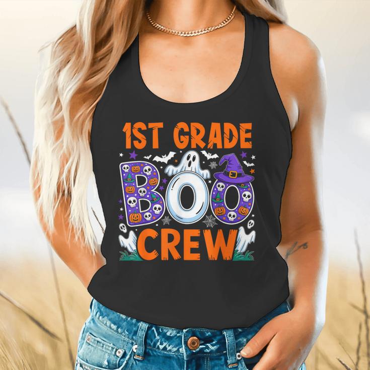1st Grade Boo Crew First Grade Teacher Kids Happy Halloween Flowy Tank, gift for family, gift for coworker 1st Grade Boo Crew First Grade Teacher Kids Happy Halloween Flowy Tank, gift for family, gift for coworker