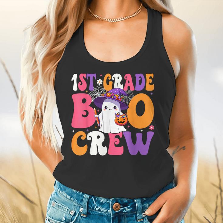 1st Grade Boo Crew Halloween First Grade Halloween Teacher Flowy Tank, gift for family, gift for coworker 1st Grade Boo Crew Halloween First Grade Halloween Teacher Flowy Tank, gift for family, gift for coworker