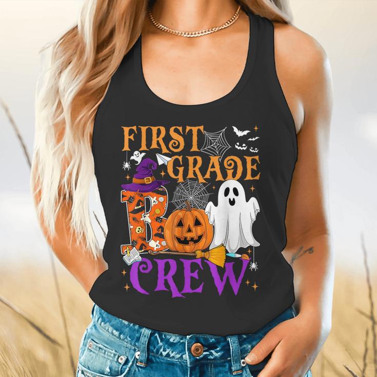1st Grade Boo Crew Teacher Student Halloween Costume Flowy Tank, gift for family, gift for coworker