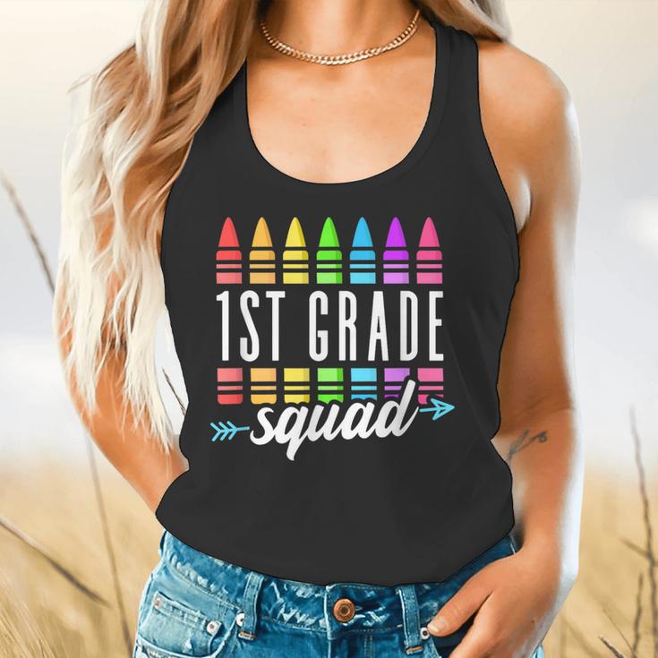 1st Grade Squad Back To School First Grade Teacher Boy Girl Flowy Tank, gift for family, gift for coworker 1st Grade Squad Back To School First Grade Teacher Boy Girl Flowy Tank, gift for family, gift for coworker