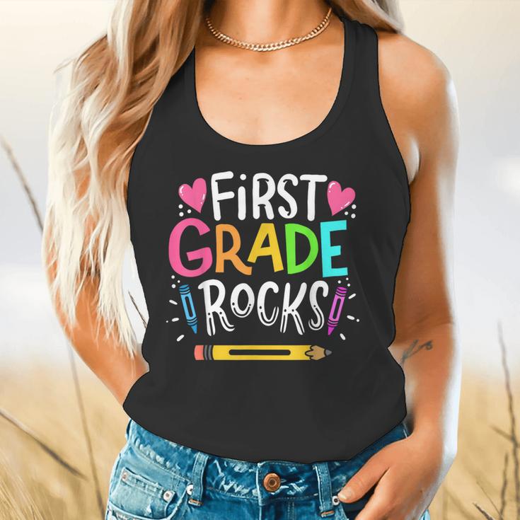 1st Grade Teacher Flowy Tank, gift for family, gift for coworker