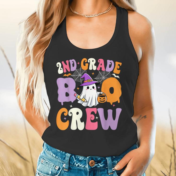 2nd Grade Boo Crew Spooky Second Grade Halloween Teacher Flowy Tank, gift for family, gift for coworker 2nd Grade Boo Crew Spooky Second Grade Halloween Teacher Flowy Tank, gift for family, gift for coworker