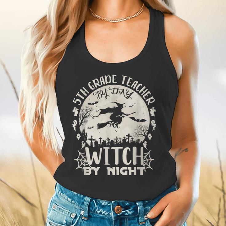 5th Grade Teacher By Day Witch By Night Halloween Flowy Tank, gift for family, gift for coworker 5th Grade Teacher By Day Witch By Night Halloween Flowy Tank, gift for family, gift for coworker