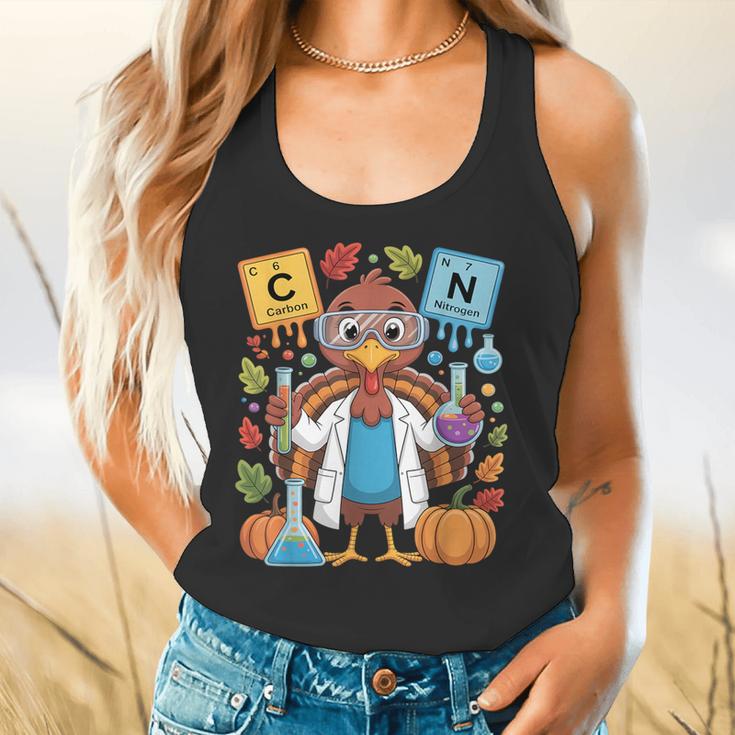 67 Chemistry Science Teacher Periodic Table Thanksgiving Flowy Tank, gift for family, gift for coworker