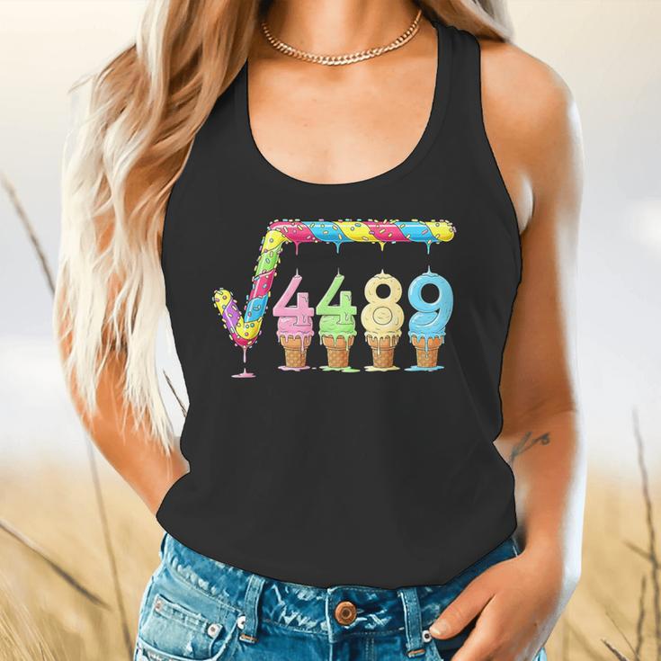 67 Ice Cream Drip Meme Square Root 4489 Slang Teacher Math Flowy Tank, gift for family, gift for coworker