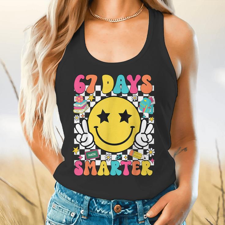 67th Day Of School Shirt 67 Days Smarter Teacher Boy Girls Flowy Tank, gift for family, gift for coworker 67th Day Of School Shirt 67 Days Smarter Teacher Boy Girls Flowy Tank, gift for family, gift for coworker