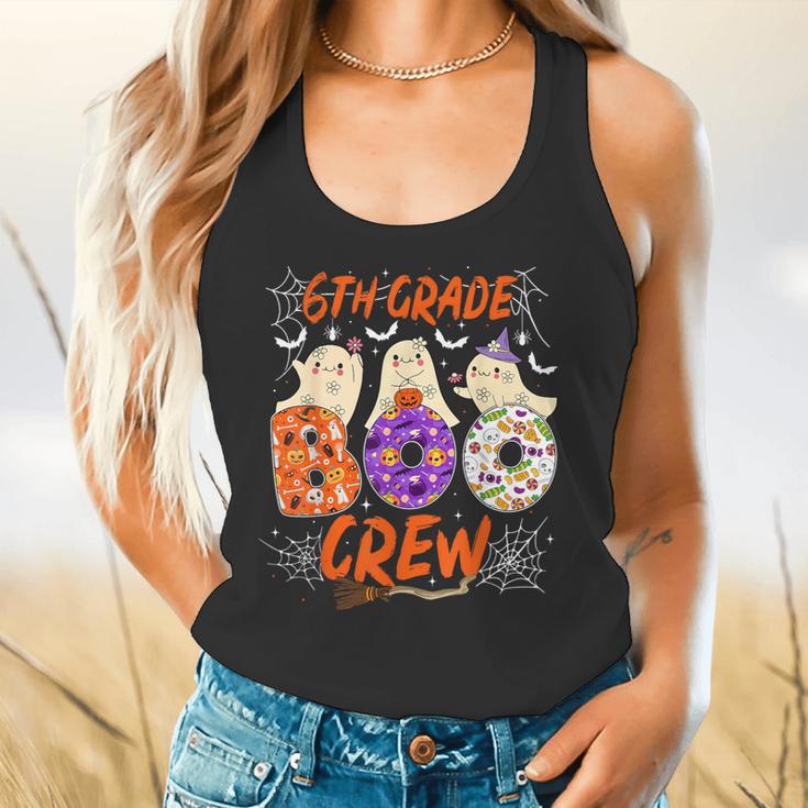 6th Grade Boo Crew Sixth Grade Halloween Teacher Kid Flowy Tank, gift for family, gift for coworker