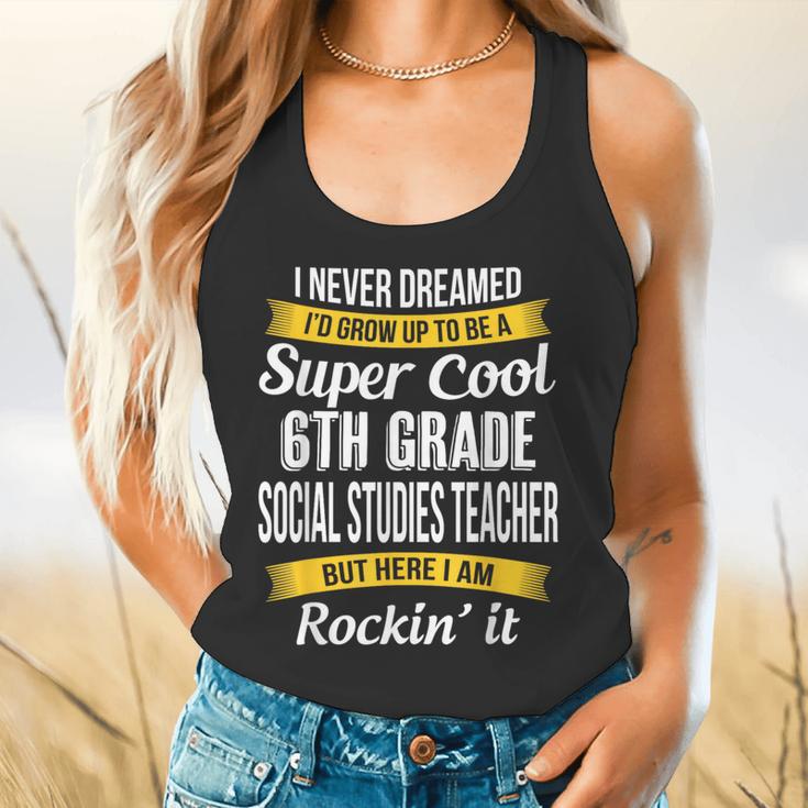 6th Grade Social Studies Teacher Appreciation Flowy Tank, gift for family, gift for coworker 6th Grade Social Studies Teacher Appreciation Flowy Tank, gift for family, gift for coworker
