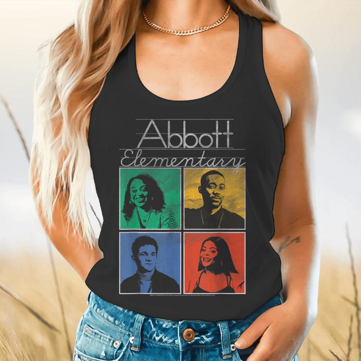 Abbott Elementary Colorful Pop Art Teachers TV Show Flowy Tank, gift for family, gift for coworker