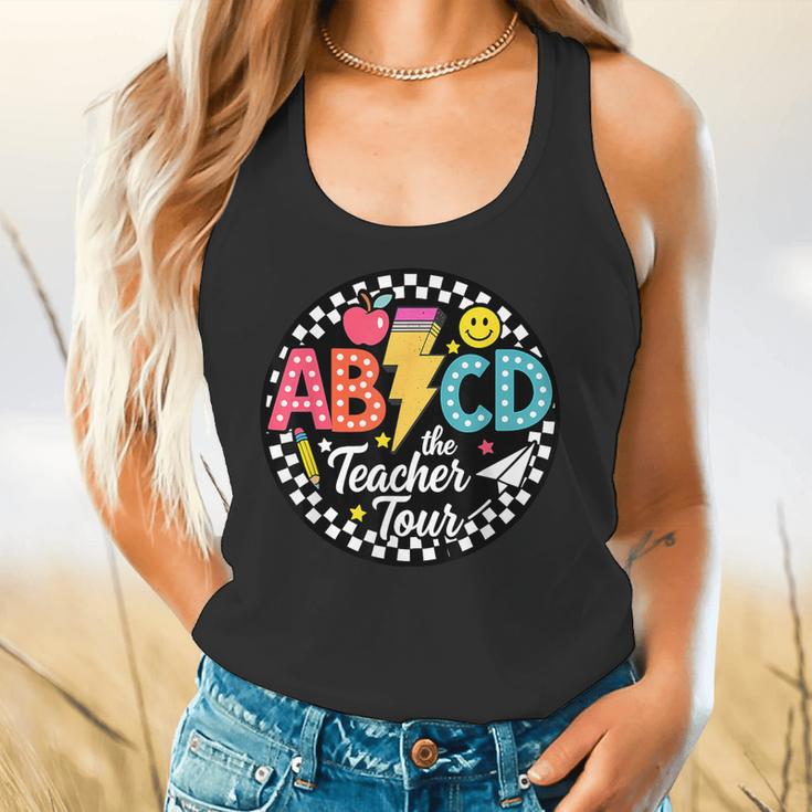 ABCD The Teacher Tour Back To School First Day Of School Flowy Tank, gift for family, gift for coworker ABCD The Teacher Tour Back To School First Day Of School Flowy Tank, gift for family, gift for coworker