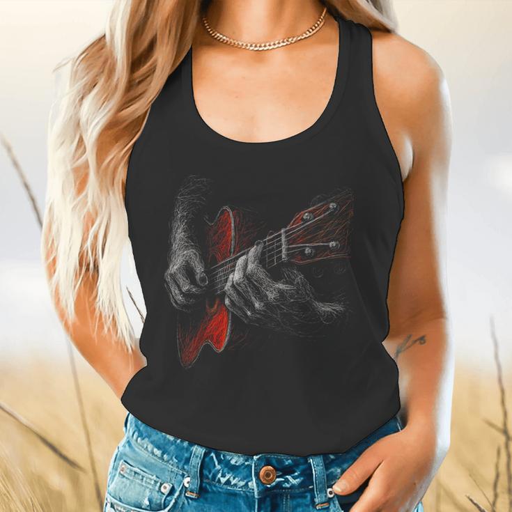 Acoustic Guitar Player Shirt Vintage Music Teacher Guitarist Flowy Tank, gift for family, gift for coworker