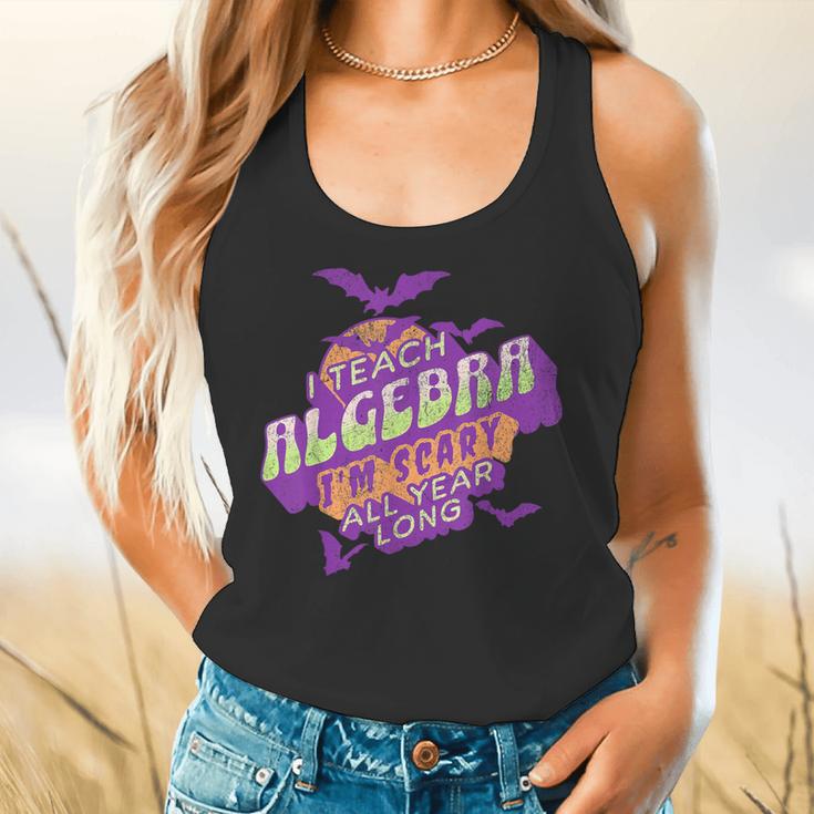 Algebra Teacher Halloween Spooky Ghost Math Mathematics Grad Flowy Tank, gift for family, gift for coworker Algebra Teacher Halloween Spooky Ghost Math Mathematics Grad Flowy Tank, gift for family, gift for coworker