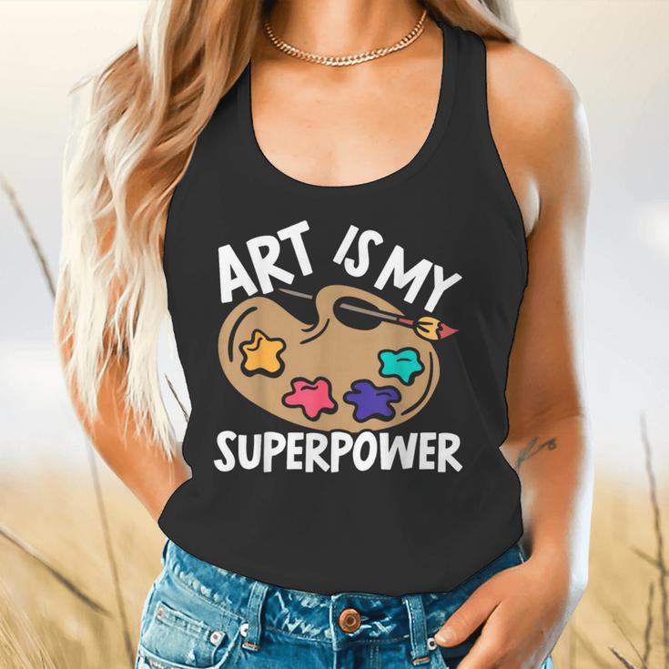 Art Is My Superpower Art Teacher Artist Painter Painting Flowy Tank, gift for family, gift for coworker Art Is My Superpower Art Teacher Artist Painter Painting Flowy Tank, gift for family, gift for coworker