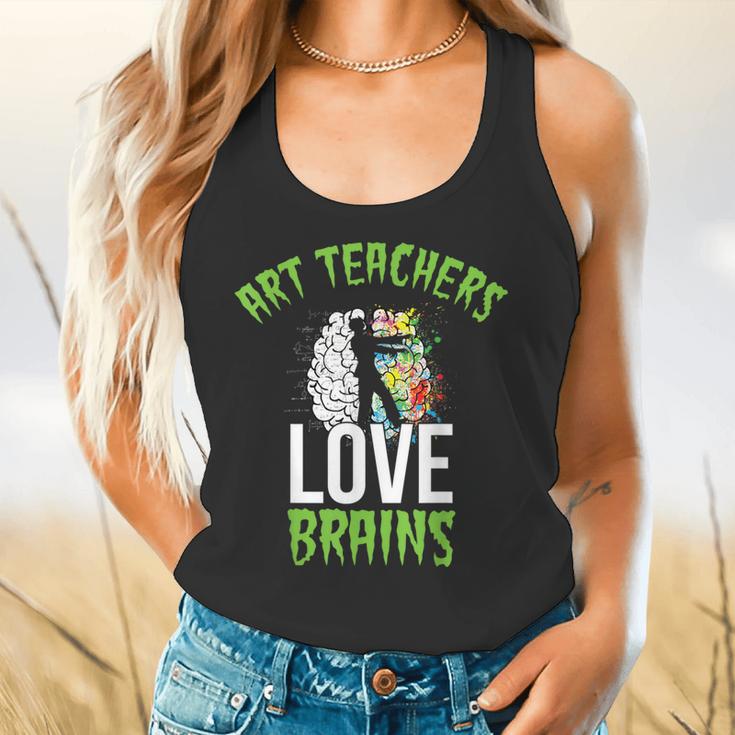 Art Teachers Love Brains Shirt Halloween Zombie Teaching Tee Men Women Kids Flowy Tank, gift for family, gift for coworker Art Teachers Love Brains Shirt Halloween Zombie Teaching Tee Men Women Kids Flowy Tank, gift for family, gift for coworker