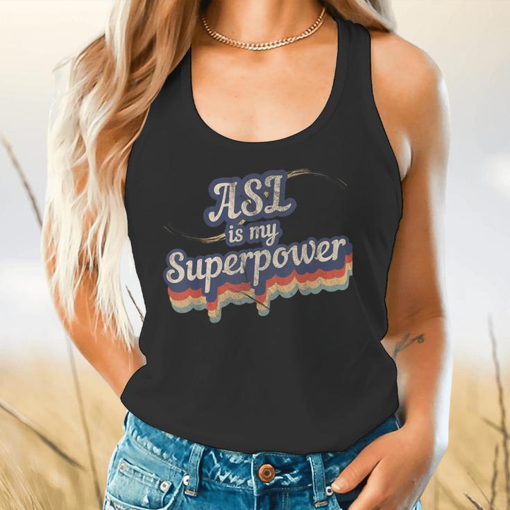 ASL Is My Superpower ASL Teacher Shirt T-Shirt Flowy Tank, gift for family, gift for coworker ASL Is My Superpower ASL Teacher Shirt T-Shirt Flowy Tank, gift for family, gift for coworker