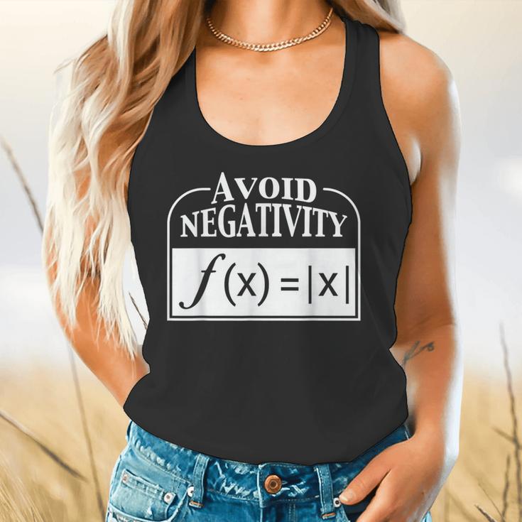 Avoid Negativity Math Teacher Flowy Tank, gift for family, gift for coworker