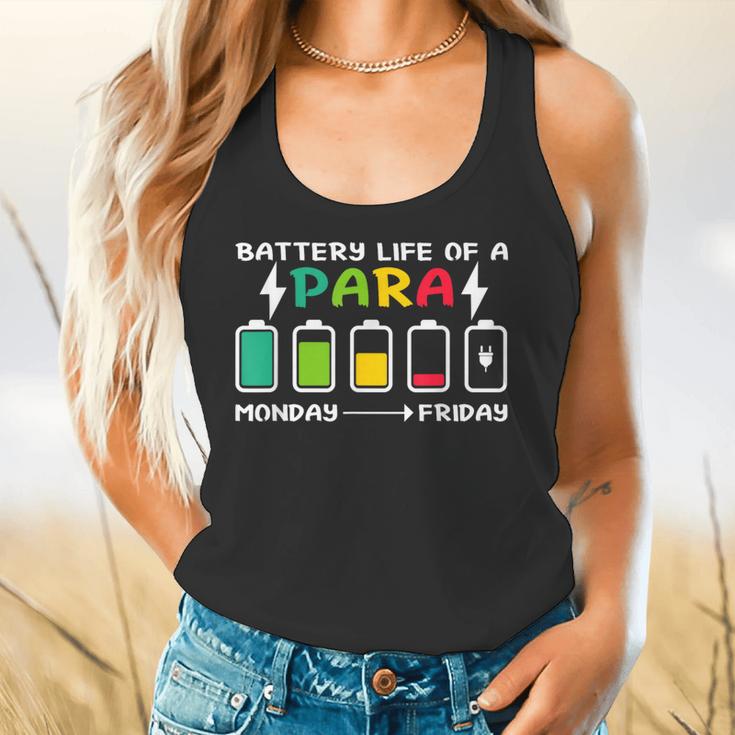 Battery Life Of a Paraprofessional Para Teacher Life Flowy Tank, gift for family, gift for coworker Battery Life Of a Paraprofessional Para Teacher Life Flowy Tank, gift for family, gift for coworker