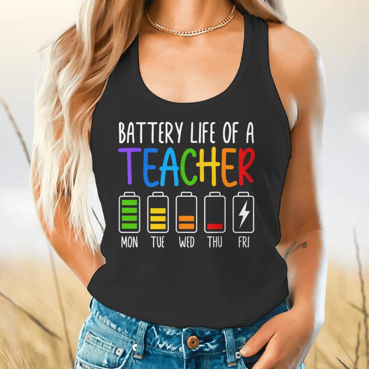 Battery Life Of A Teacher School Teacher Appreciation Flowy Tank, gift for family, gift for coworker Battery Life Of A Teacher School Teacher Appreciation Flowy Tank, gift for family, gift for coworker