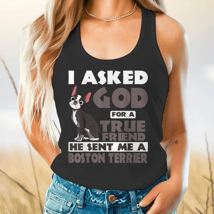 Boston Terrier American Gentleman Non-Sporting Dog Lover Flowy Tank, gift for family, gift for coworker