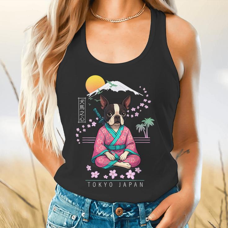 Boston Terrier Boston Bull Terrier Flowy Tank, gift for family, gift for coworker
