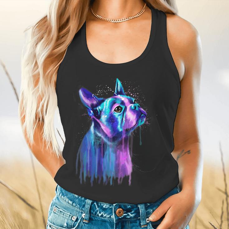 Boston Terrier Dog For a Boston Terrier Mom Flowy Tank, gift for family, gift for coworker