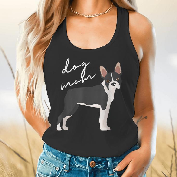Boston Terrier Dog Mom Woman Women Flowy Tank, gift for family, gift for coworker
