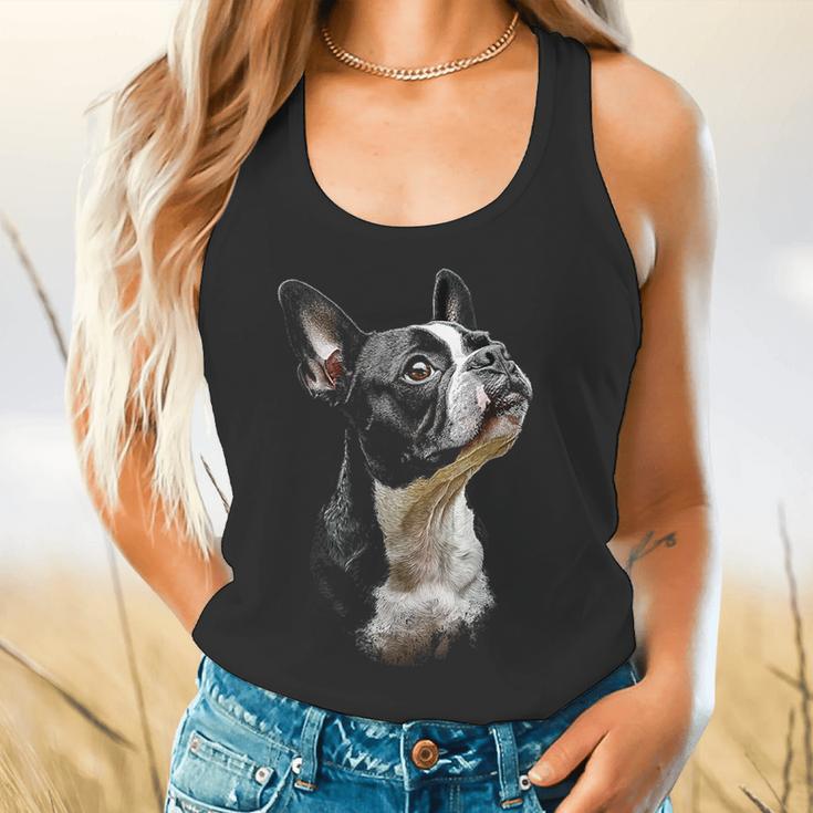 Boston Terrier Dog Graphic Pet Art Boston Terrier For Men Women Kids Flowy Tank, gift for family, gift for coworker