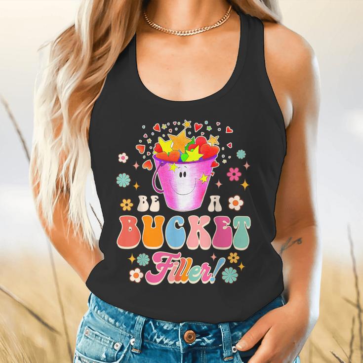 Be A Bucket Filler Teacher Teaching Groovy Back To School For Men Women Flowy Tank, gift for family, gift for coworker Be A Bucket Filler Teacher Teaching Groovy Back To School For Men Women Flowy Tank, gift for family, gift for coworker