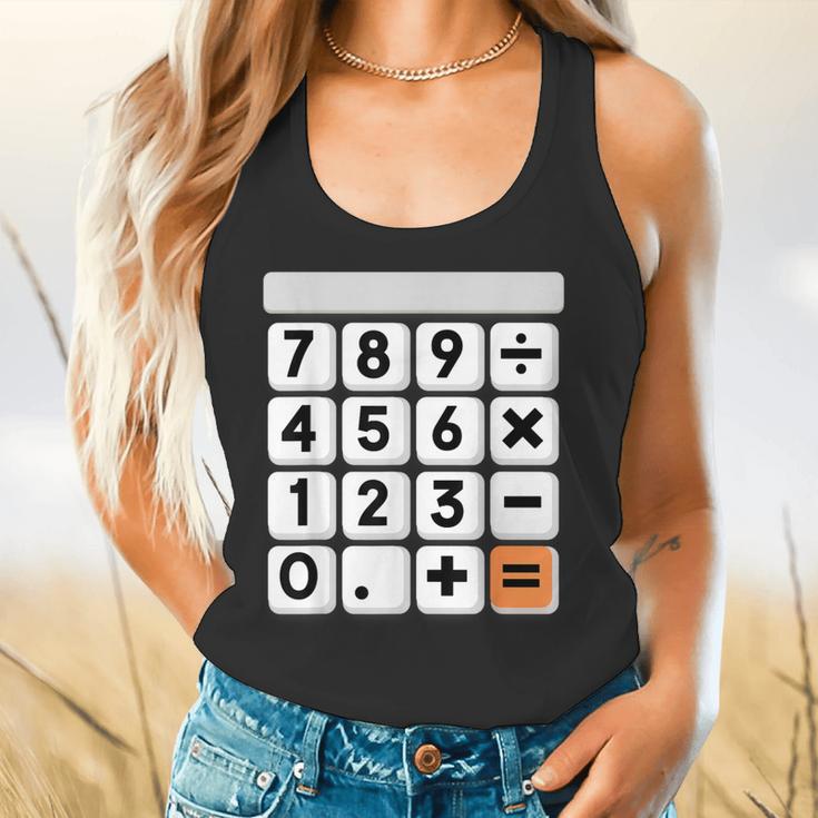 Calculator Easy Halloween Costume For Math Teacher Flowy Tank, gift for family, gift for coworker