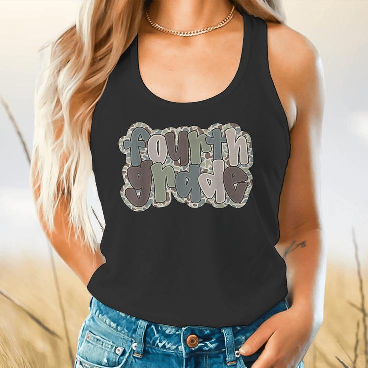 Camo Team 4th Grade Squad Back To School Teacher Kids Boys Flowy Tank, gift for family, gift for coworker Camo Team 4th Grade Squad Back To School Teacher Kids Boys Flowy Tank, gift for family, gift for coworker
