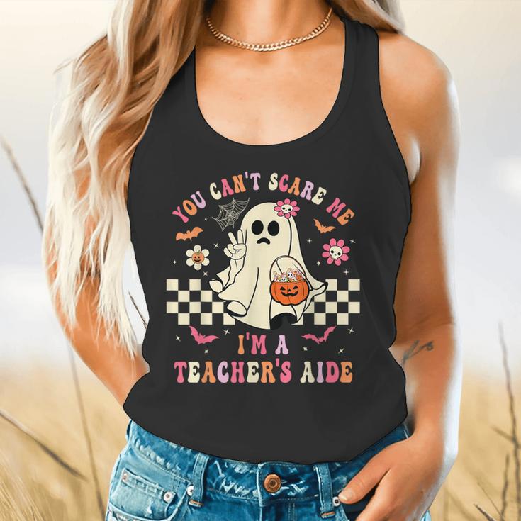 You Can't Scare Me I'm A School Teacher's Aide Halloween Flowy Tank, gift for family, gift for coworker You Can't Scare Me I'm A School Teacher's Aide Halloween Flowy Tank, gift for family, gift for coworker