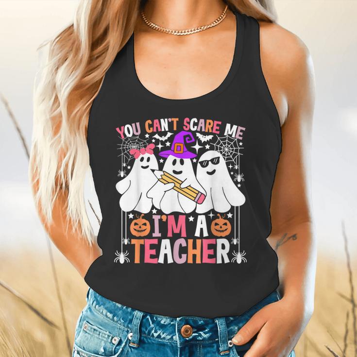 You Can't Scare Me I'm A Teacher Halloween Flowy Tank, gift for family, gift for coworker