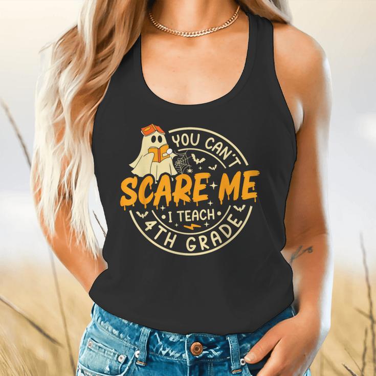 You Can't Scare Me I Teach 4th Grade Teacher Halloween Ghost Flowy Tank, gift for family, gift for coworker You Can't Scare Me I Teach 4th Grade Teacher Halloween Ghost Flowy Tank, gift for family, gift for coworker