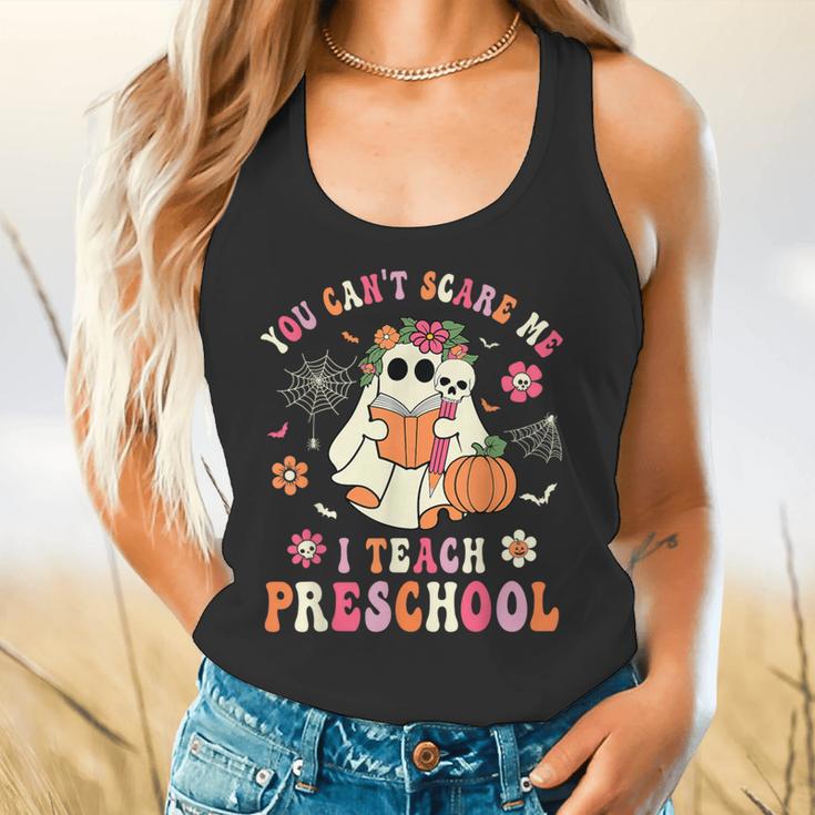 You Can't Scare Me I Teach Preschool Teacher Team Halloween Flowy Tank, gift for family, gift for coworker You Can't Scare Me I Teach Preschool Teacher Team Halloween Flowy Tank, gift for family, gift for coworker