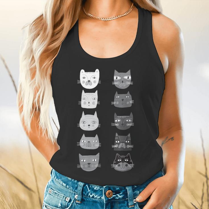 Cat Themed Artist Value Scale Educational Art Teacher Flowy Tank, gift for family, gift for coworker Cat Themed Artist Value Scale Educational Art Teacher Flowy Tank, gift for family, gift for coworker