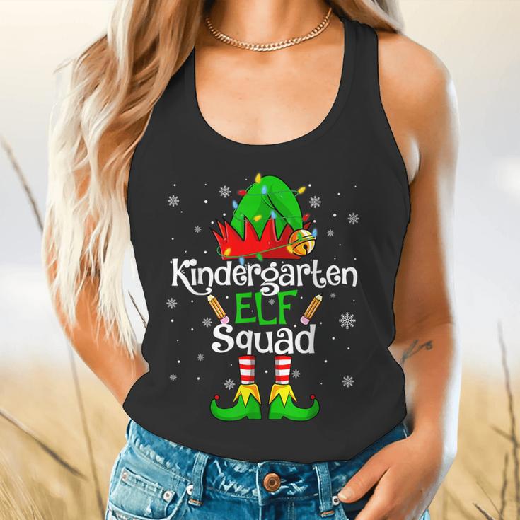 Christmas Kindergarten Elf Squad Teacher Student Flowy Tank, gift for family, gift for coworker Christmas Kindergarten Elf Squad Teacher Student Flowy Tank, gift for family, gift for coworker