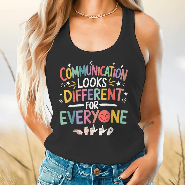 Communication ASL Teacher Deaf People ASL Interpreter Flowy Tank, gift for family, gift for coworker Communication ASL Teacher Deaf People ASL Interpreter Flowy Tank, gift for family, gift for coworker