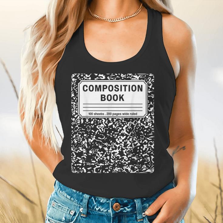 Composition Book Notebook Teachers Matching Group Halloween Flowy Tank, gift for family, gift for coworker Composition Book Notebook Teachers Matching Group Halloween Flowy Tank, gift for family, gift for coworker