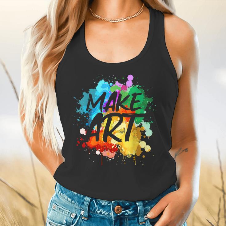Cool Art For Men Women Artist Teacher Painter Artists Paint Flowy Tank, gift for family, gift for coworker